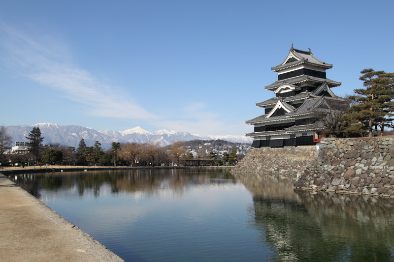 松本城 黒門前