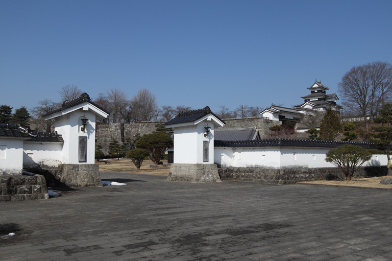 白河小峰城二の丸 藤門跡